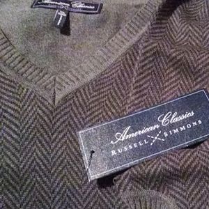 American Classics Black/Gray Pullover  Vest